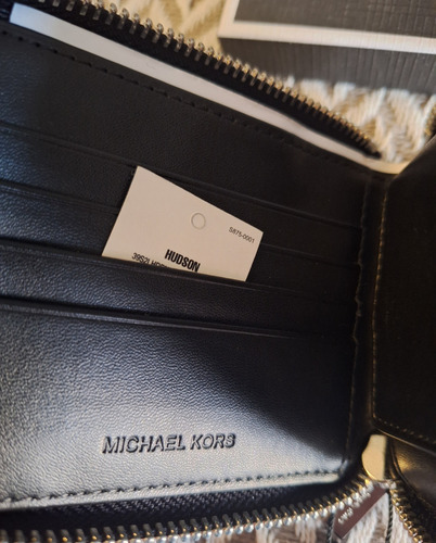 Cartera Michael Kors Hombre Negro Geométrico