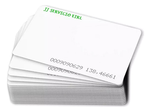 Id Card(thin) Rfid 125 Khz Zk Teco - 10 Unid