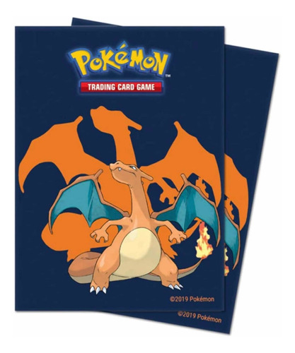 Fundas Sleeves Pokémon Charizard X65 Original E Importado