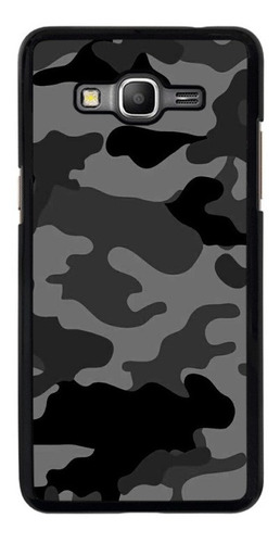 Funda Para Samsung Galaxy Camuflaje Militar Gris Verde