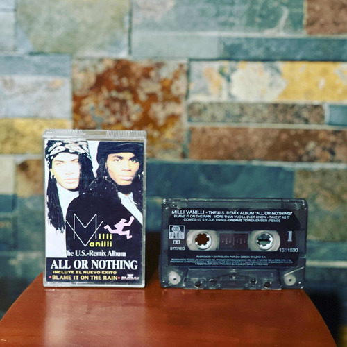 Milli Vanilli-the U.s. Remix Álbum All Or Nothing (cassette)