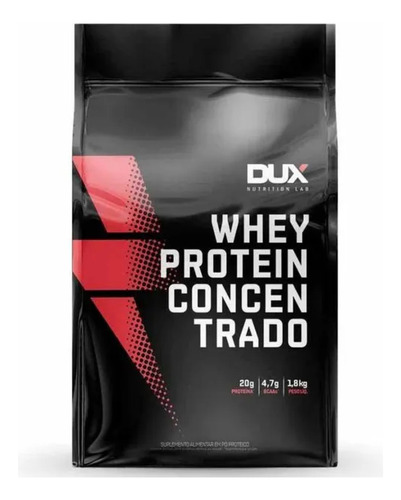 Whey Protein Concentrado Refil 1800g Dux Nutrition - Sabores Sabor Doce De Leite