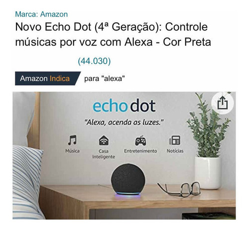 Imagem 1 de 2 de Alexa 4 Geração