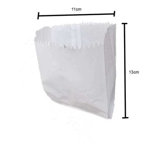 Saco Papel Para Lanche 1 Mono 100 Unidades