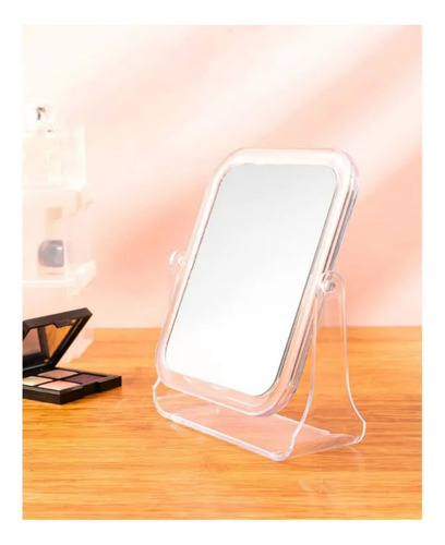 X2 Espejo Tocador Espejo Maquillaje Transparente Doble Cara