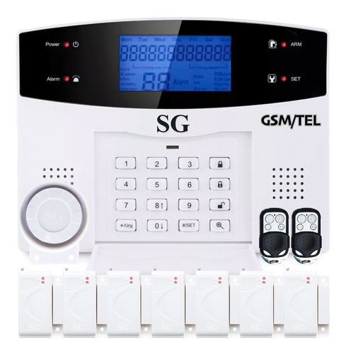 Alarma 7s Dual Gsm Tel App Cel Inalambrica Seguridad Casa
