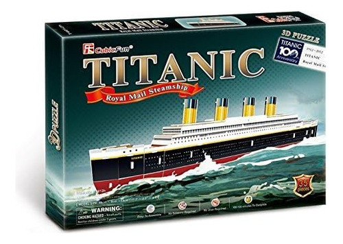 Cubic Fun Rompecabeza 3d Titanic Mini Barco 35 Piezas