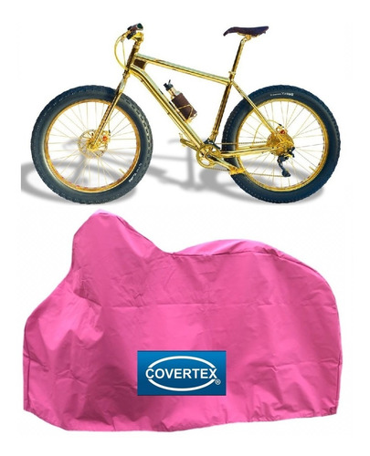 Funda Bicicleta, Cubre Cobertor Bici Mujer Rosa R 24/29 Pvc