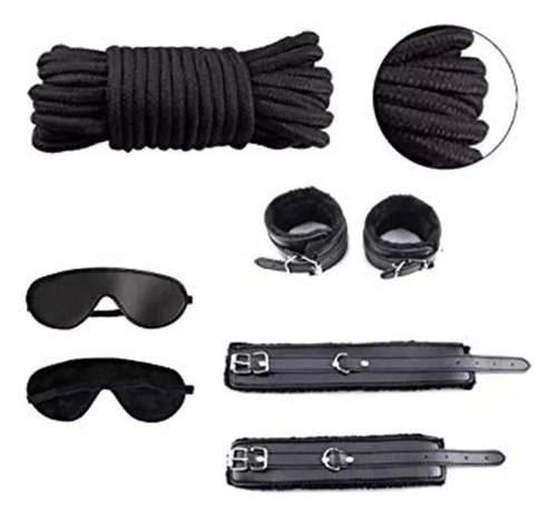 Kit 10 Piezas Bdsm Bondage Fetish Sadomasoquismo Pareja