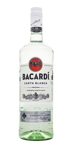 Rum Bacardi Superior Carta Blanca 980 Ml - Original