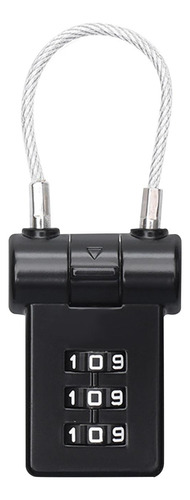 Candados Portátiles Para Equipaje Candado De Viaje Negro