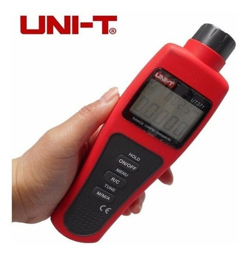 Tacometro Laser Sin Contacto Mide Rpm A Distancia Ut371