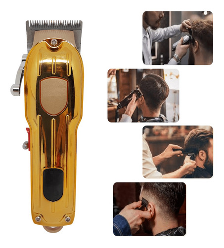 Máquina De Cortar Cabelo Barba Bigode Profissional Sem Fio