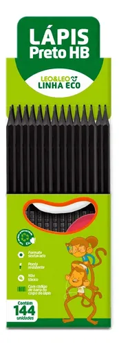 comprar Lápis Preto De Escrever Caixa 144 Unidades Linha Eco Leo Leo