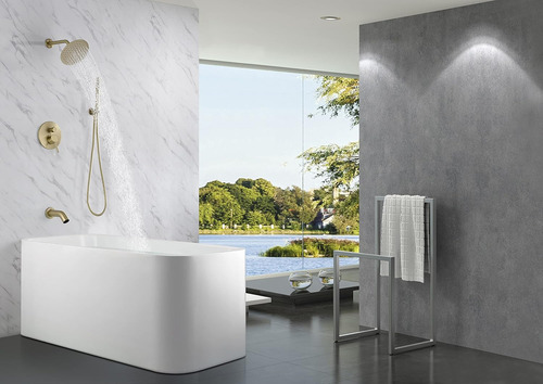 Sumerain Sistema De Ducha Con Boquilla De Bañera Y Ducha De