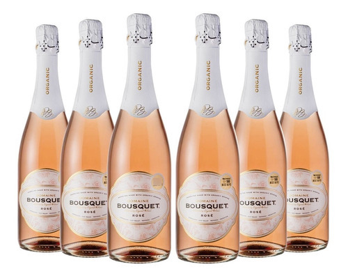 Espumante Domaine Bousquet rose organico 6 unidedes 750ml