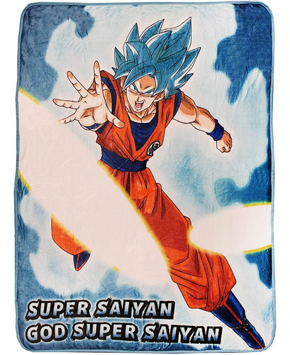 Dragon Ball Super Goku Manta De Lana Azul Super Saiyan ... | Cuotas sin interés Dragon Ball Super Goku Manta De Lana Azul Super Saiyan ... | Cuotas sin interés