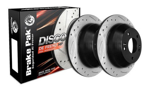 Disco Freno Marca Brake Pak Para Hyu. Santafe Ii 2.0-2.4 4x4