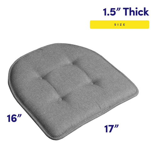 Cojín Viscoelástico Con Capitoné Para Silla En Forma De U 43