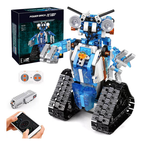 Camewin Blocos Construção Brinquedo Robô Relâmpago 369 Peças