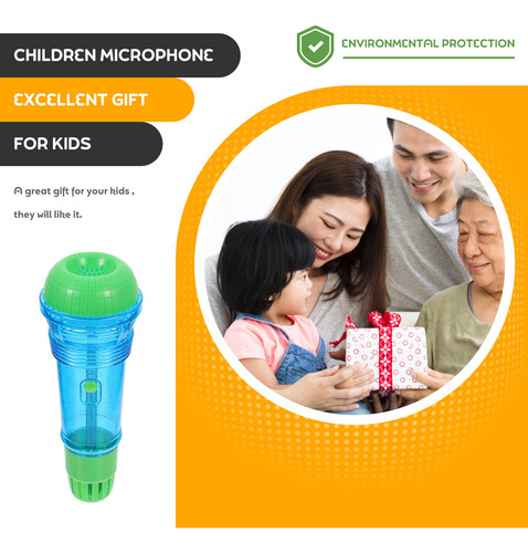 Micrófono Echo Para Niños, Juguete, Ayuda Didáctica Para El
