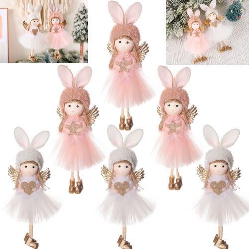 G A Colgante Navideño Con Forma De Muñeca De Hadas, 6