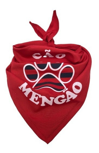 Imagem 1 de 7 de Bandana Para Cachorro Flamengo