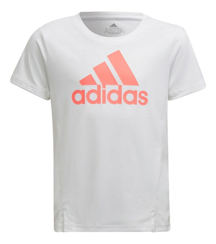 Polera adidas Designed To Move Mangas Cortas Para Niña