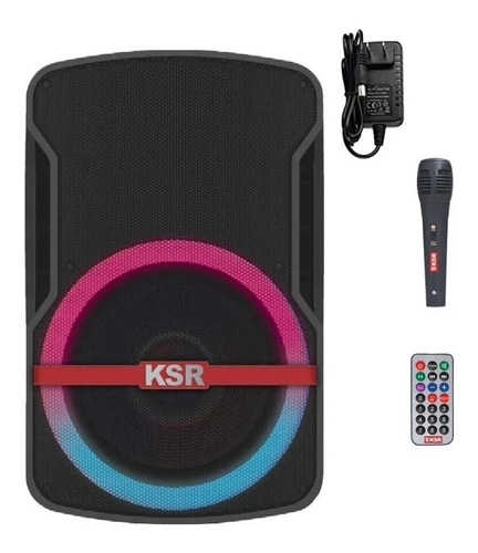 Bocina 8 Recargable Bluetooth Usb Sd Aux Bafle Kaiser 7908