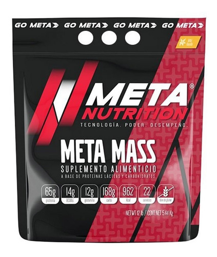 Proteina Meta Nutrition Meta Mass 12 Libras Ganador De Masa Sabor Choco Menta