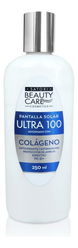 Pantalla Solar Ultra100 Repuesto Spa Satori Beauty Care250ml