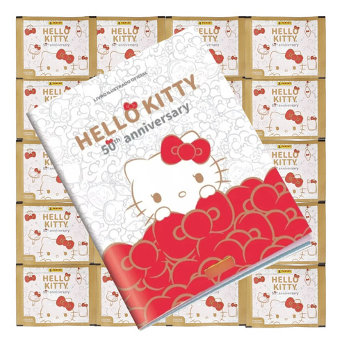 Álbum Hello Kitty 50th Anniversary +  100figurinhas. Panini 