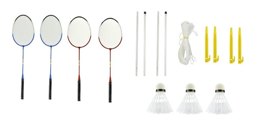 Set De Juego De Bádminton Semi Profesional Para 4 Personas