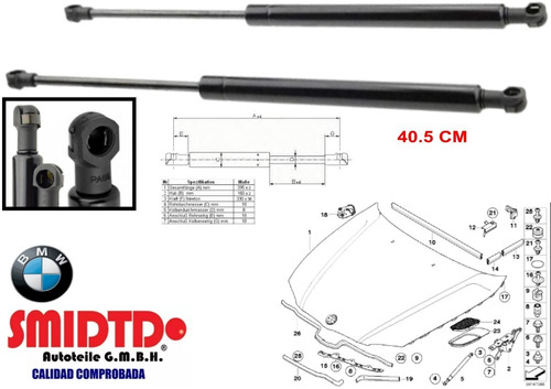 2 Amortiguadores De Cofre 40.5 Cm Bmw 335i 3.0 07-12 6 Cilin