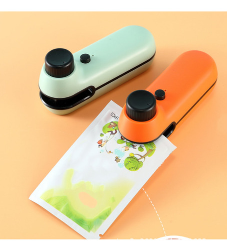 Mini Sellador, Manual, Recargable, Multiusos, Con Cierre De
