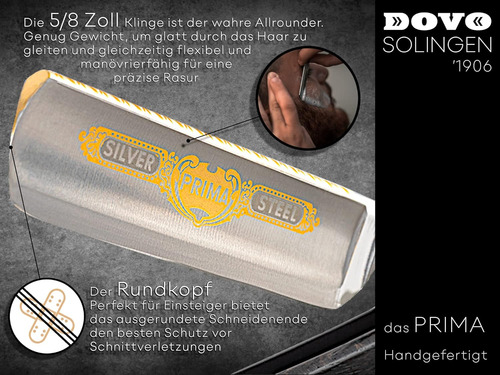 Dovo Dovo Straight Razor 'ebony, 1 Unidade (pacote Com 1)