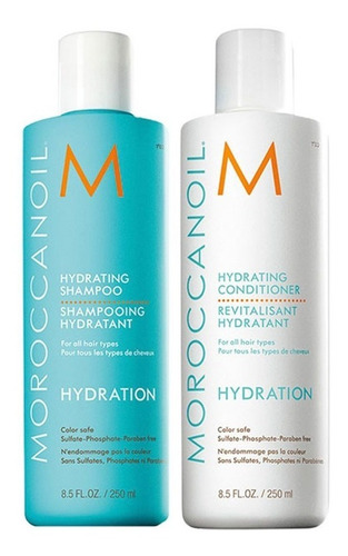 Shampoo+acondicionador Moroccanoil Hydrating 250ml