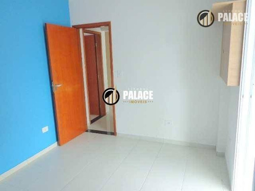 Apartamento Com 2 Dormitórios À Venda, 93 M² Por R$ 420.000,00 - Vila Guilhermina - Praia Grande/sp - Ap1565