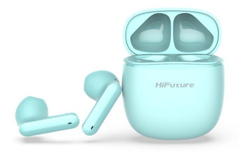 Auriculares in-ear inalámbricos HiFuture TWS ColorBuds azul con luz LED