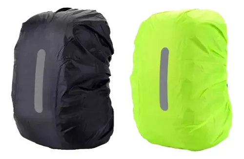 Funda Cubre Mochila Impermeable Reflectante 45-55 Litros