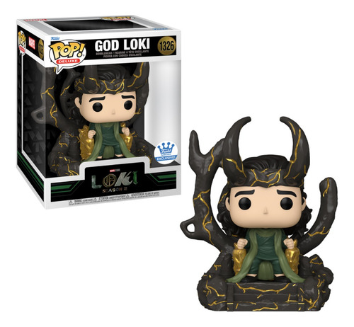 God Loki Funko Pop 1326 / Exclusivo Funkoshop Marvel Origina