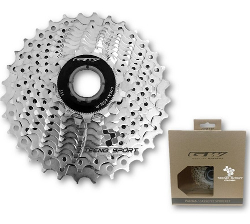 Imagen 4 de 7 de Pacha Cassette Gw 11 Velocidad 11-32 Compatible Con Shimano