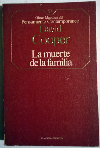 Libro De David Cooper : La Muerte De La Familia