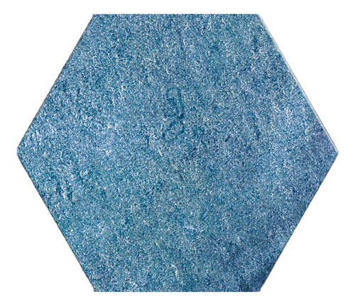 Revestimiento Ceramico Hexagonal 20x23 Luxor Azul