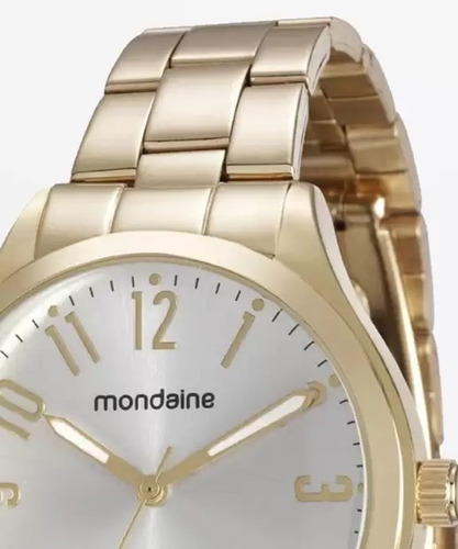 Relógio Feminino Clássico Dourado Mondaine