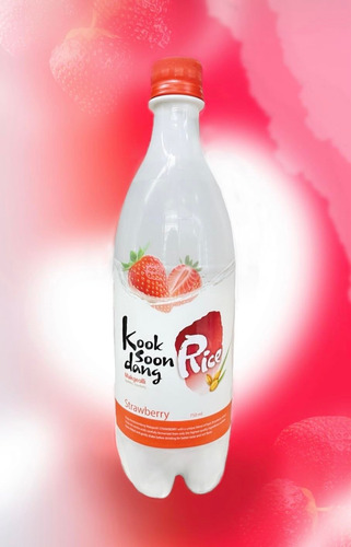 Licor Coreano Sabor Fresa, Makgeolli 750 Ml Caja De 20