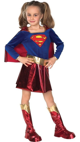 Disfraz De Dc Comics Supergirl Para Niño