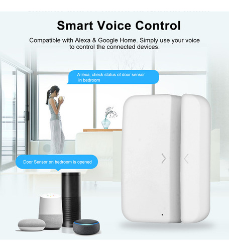 Alarma Para Puertas Y Ventanas Smartlife Wifi Control Alexa