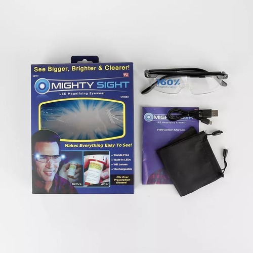 Gafas For Personas Mayores Con Luz Led Con Función Lupa