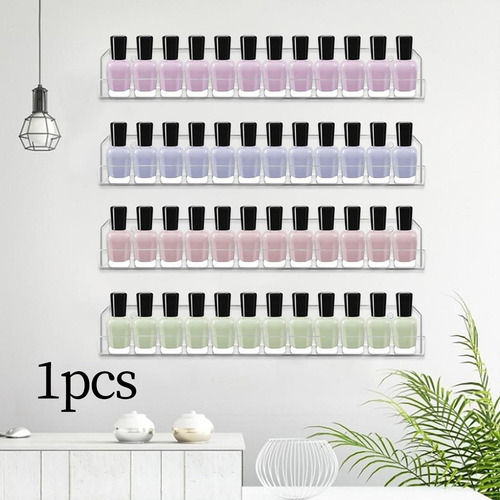 Estante Acrílico Para Esmalte De Uñas, Estante De Pared,